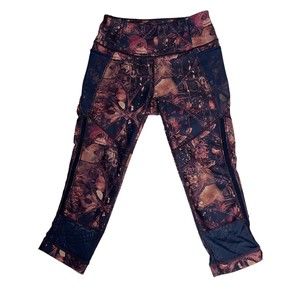 Calia by Carrie Underwood Floral Athletic Yoga Mesh Leggings Pants Women’s S
